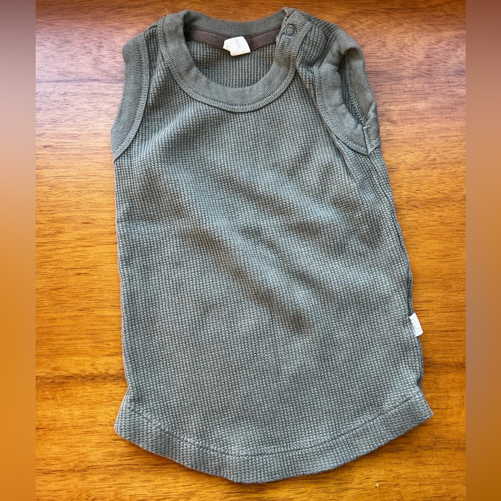 Baby Nui Organics Cotton Waffle Tee
